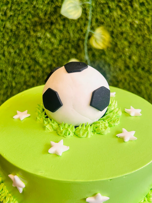 100% Eggless Goal Getter Football Cake | Doon Memories
