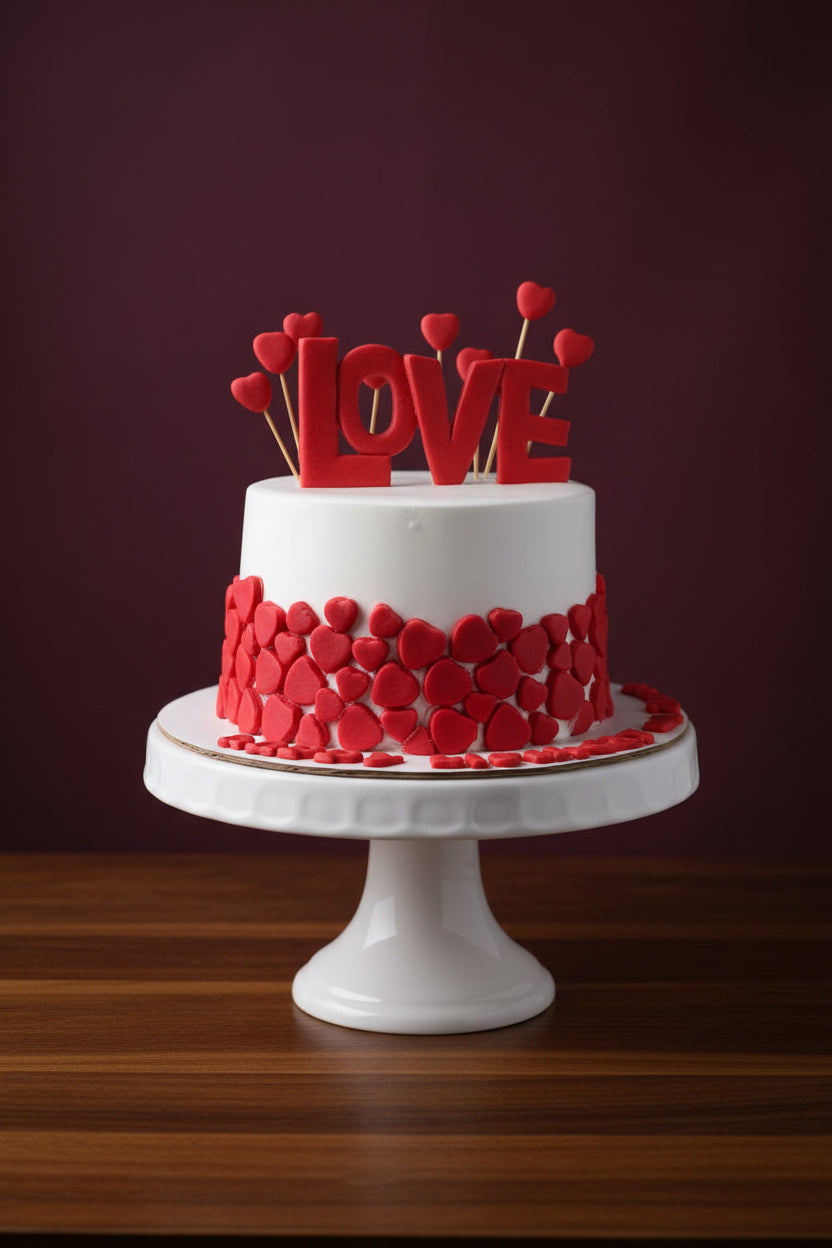 Vanilla and Red Velvet Flavor Cake| Doon Memories