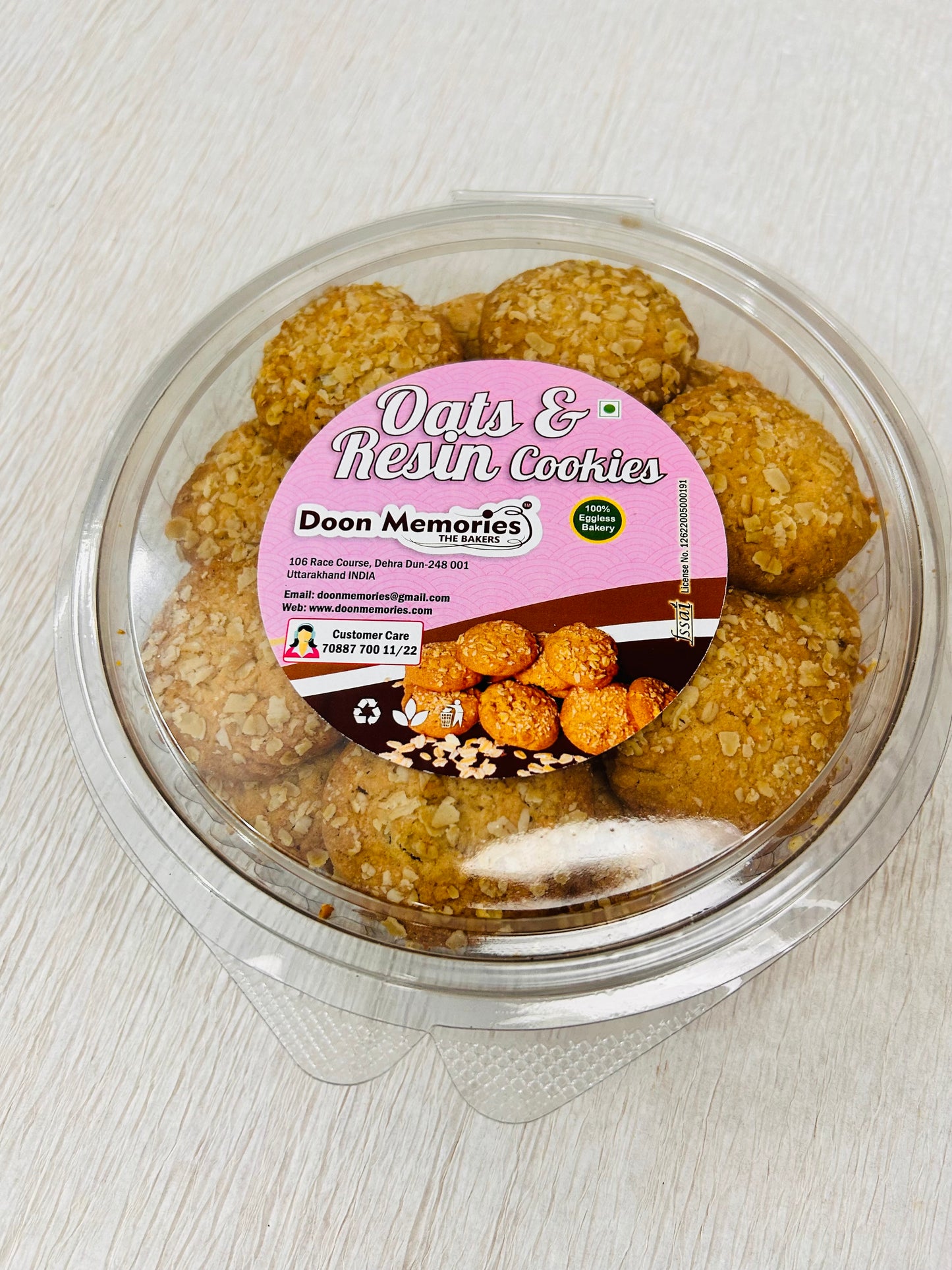 Oats Eggless Cookies – Wholesome Crunch in Every Bite