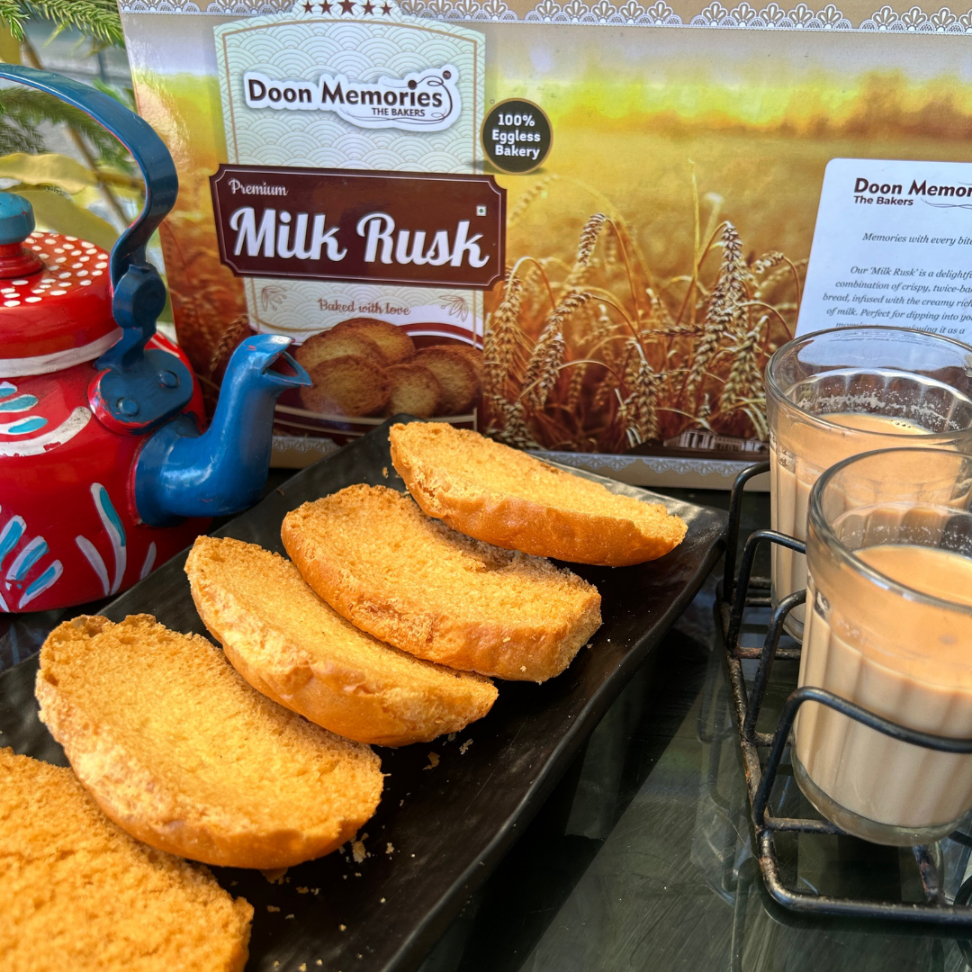 Fresh and 100% Eggless MIlk Rusk | Doon Memories