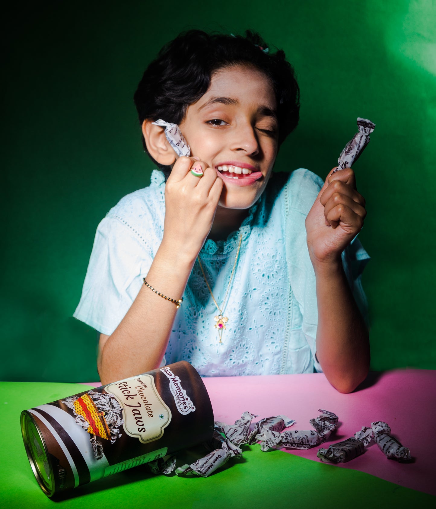Buy Premium Quality Chocolate Stick Jaws, 100gm. for kids | Doon Memories