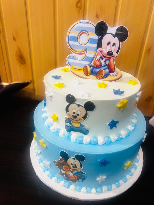 🎉 Magical Mickey 9th Birthday Cake