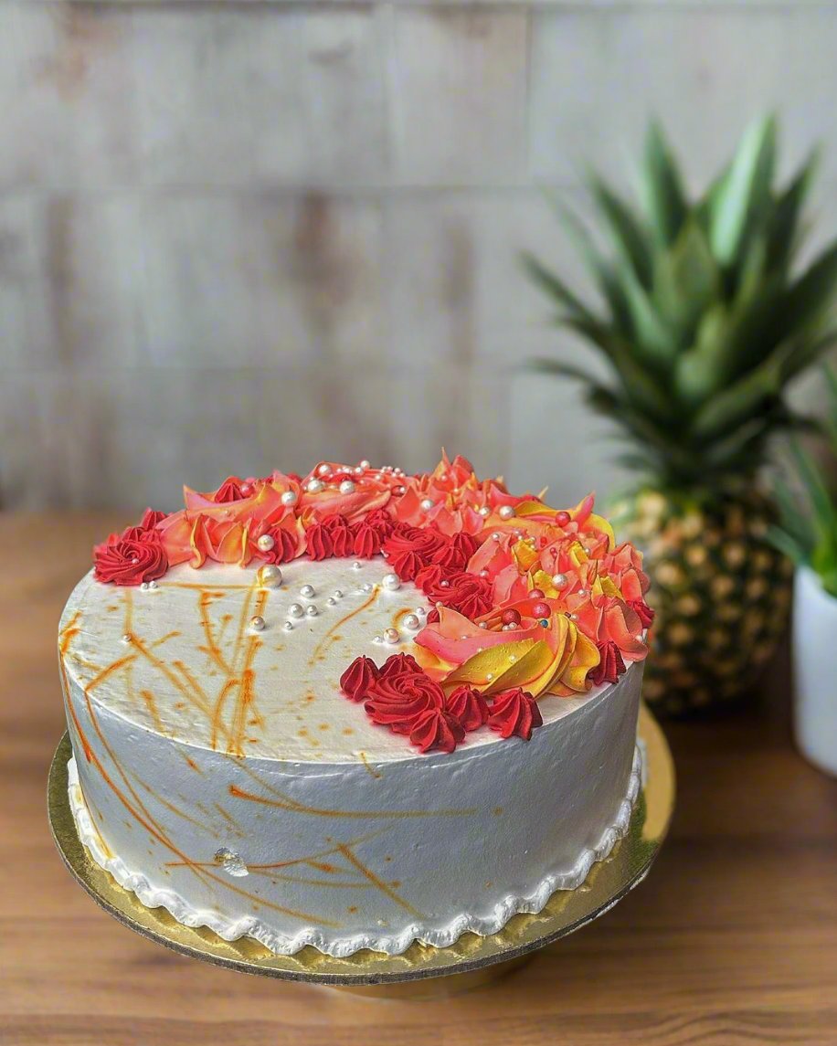 Delightful Pineapple Birthday Cake | Doon Memories