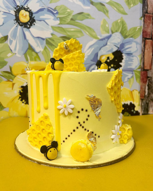 Honeybee Butterscotch Cake