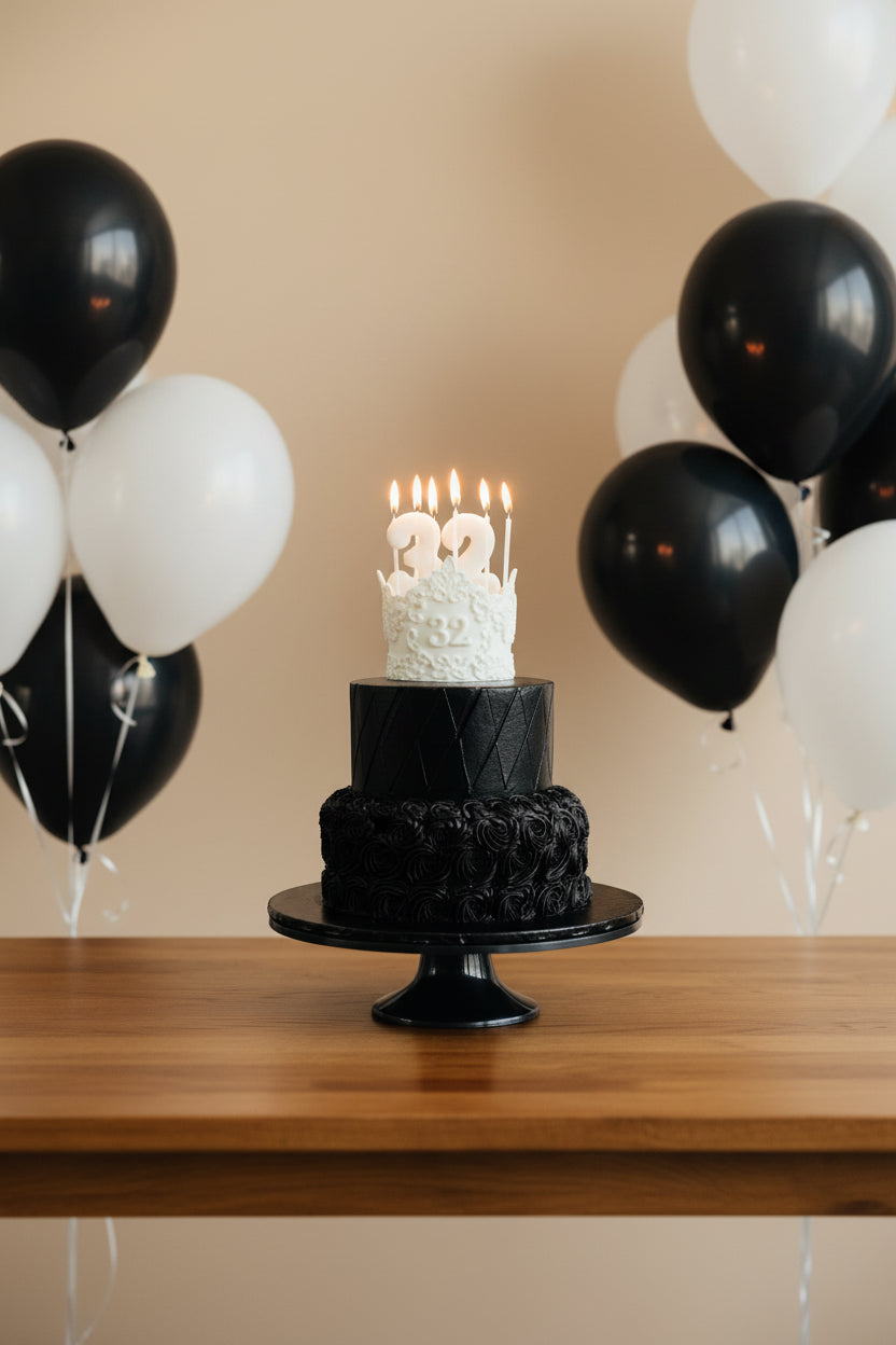 Royal Chocolate Crown Cake – 32nd Birthday Edition
