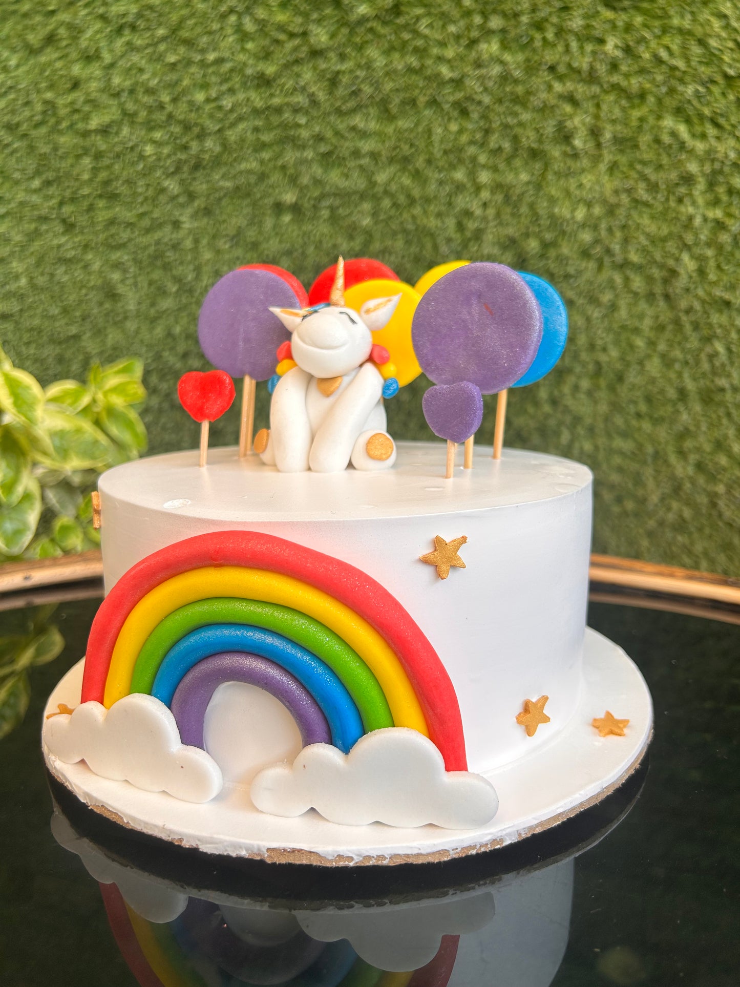 Rainbow Unicorn Magic Cake