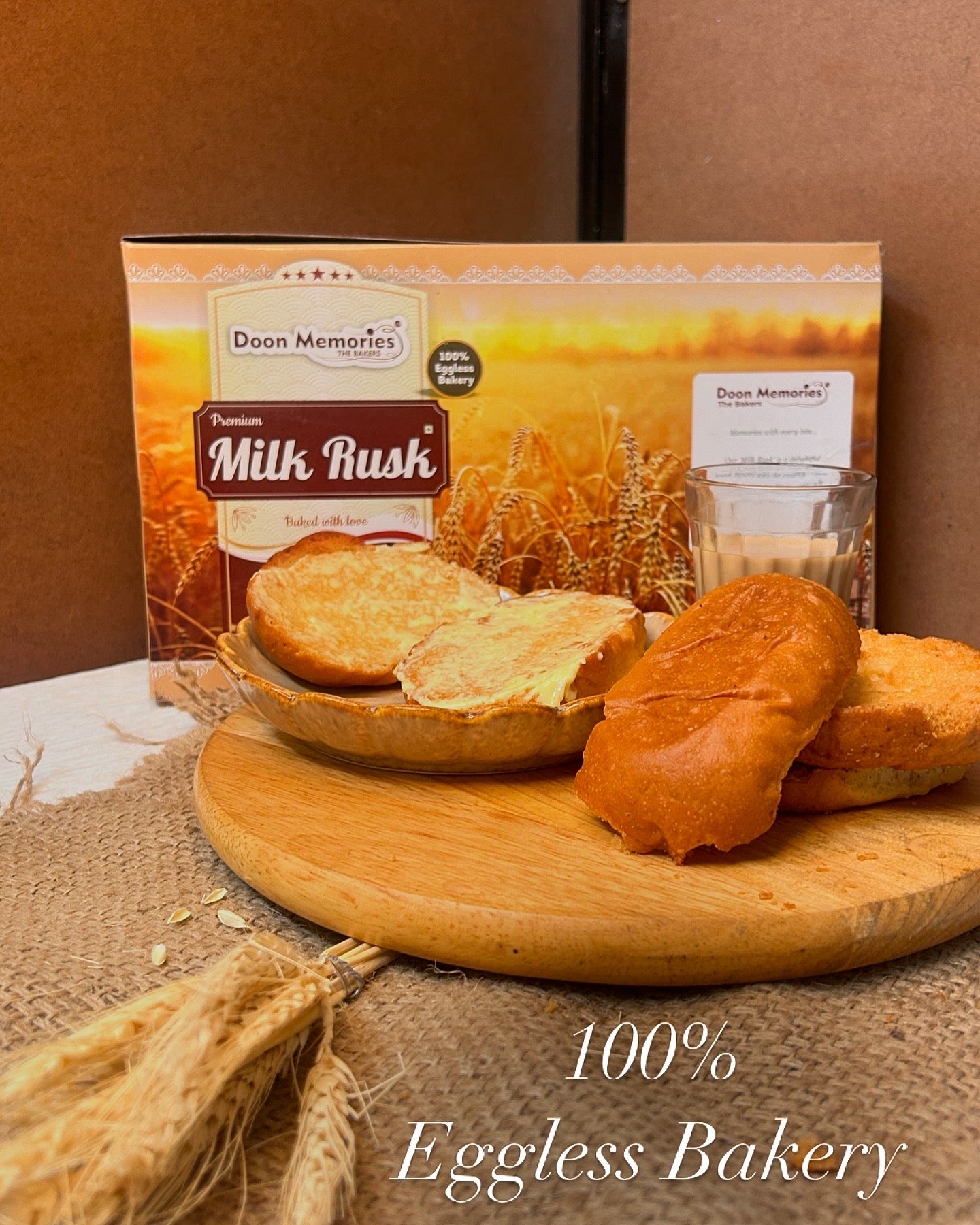 Fresh and 100% Eggless MIlk Rusk | Doon Memories