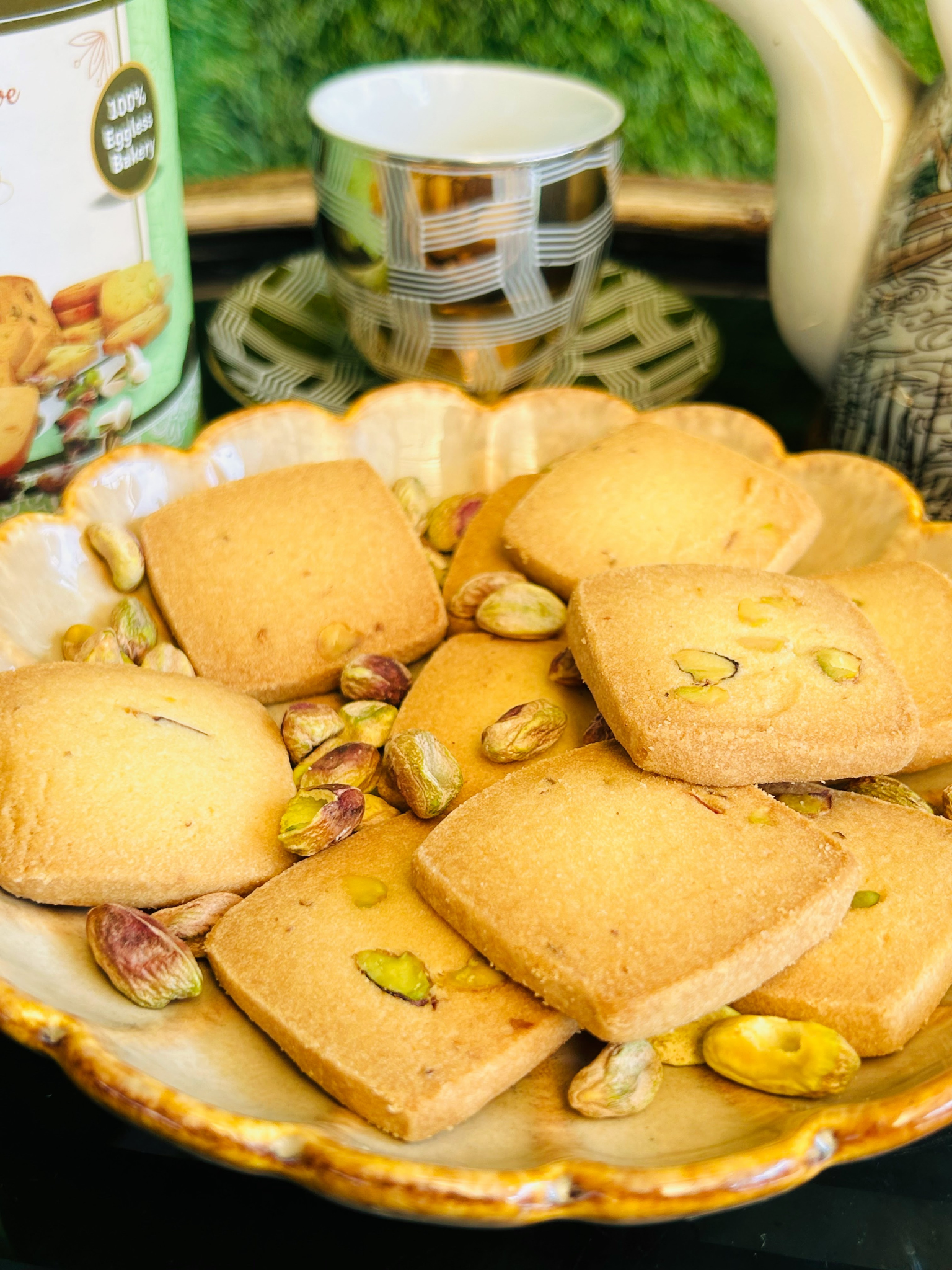 Premium Eggless Butter Pista Cookies | Doon Memories