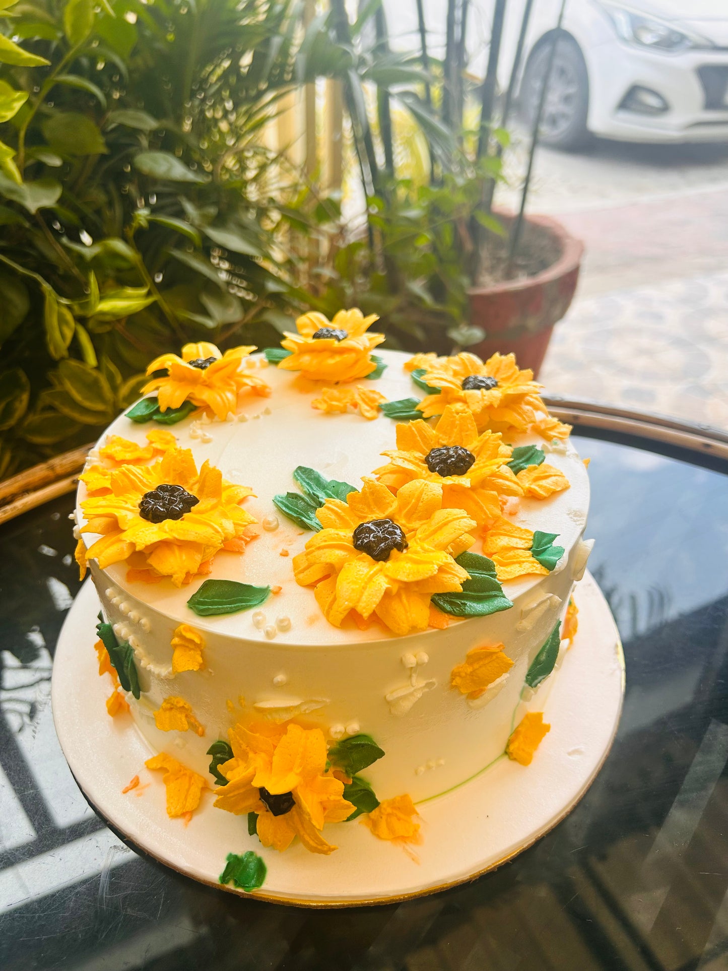 Sunshine Bloom Cake