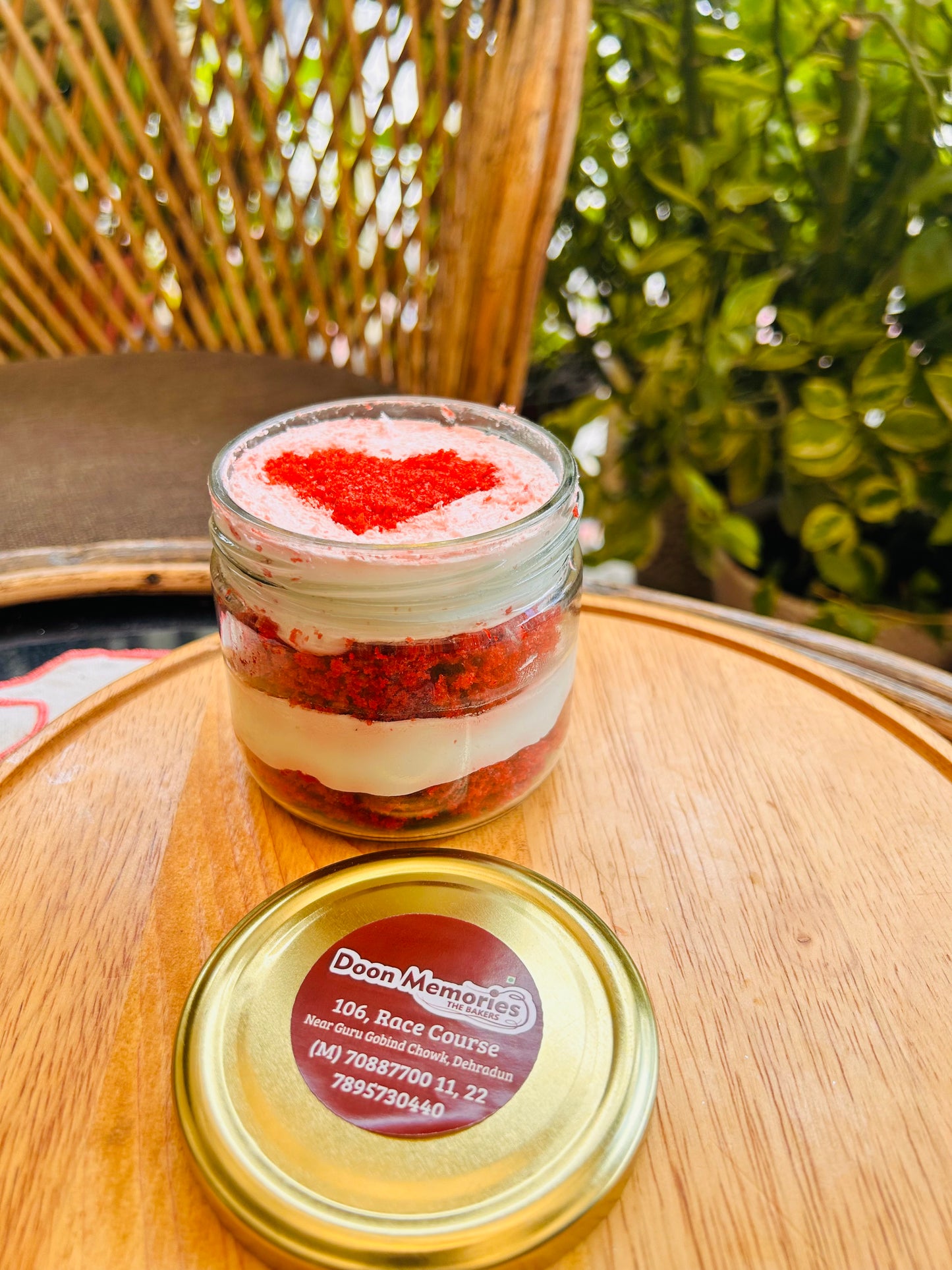 Red Velvet Romance Cake Jar ❤️🍰