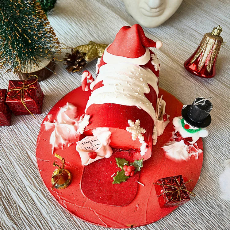 Santa Stuck in Chimney Cake | Doon Memories