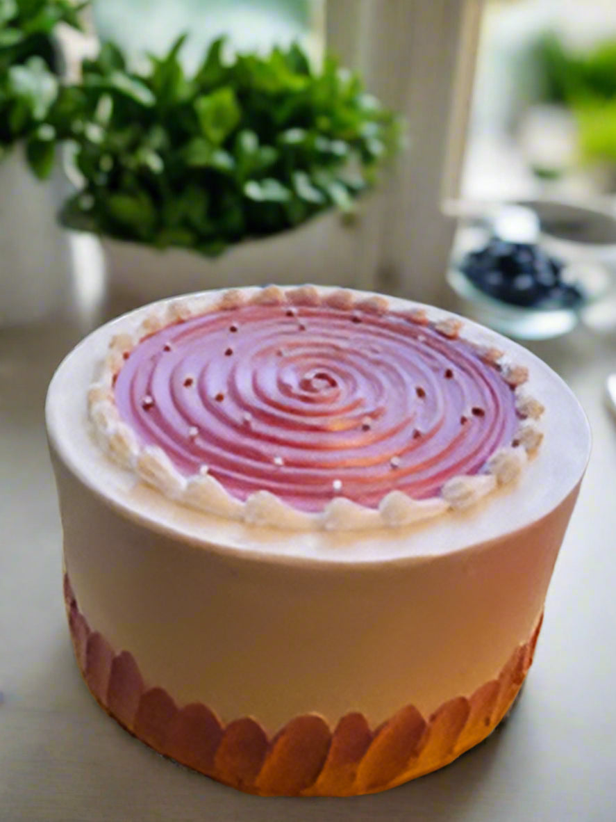 Pink Swirl Delight Strawberry Cake | Doon Memories