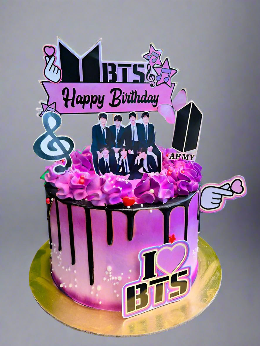 BTS ARMY Celebration Cake K-Pop Magic | Doon Memories