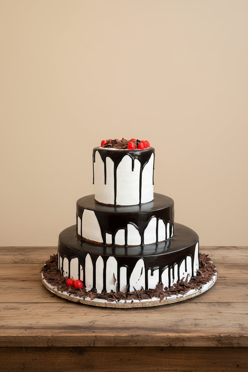 Buy Choco Drizzle Three-Tier Cake | Doon Memories
