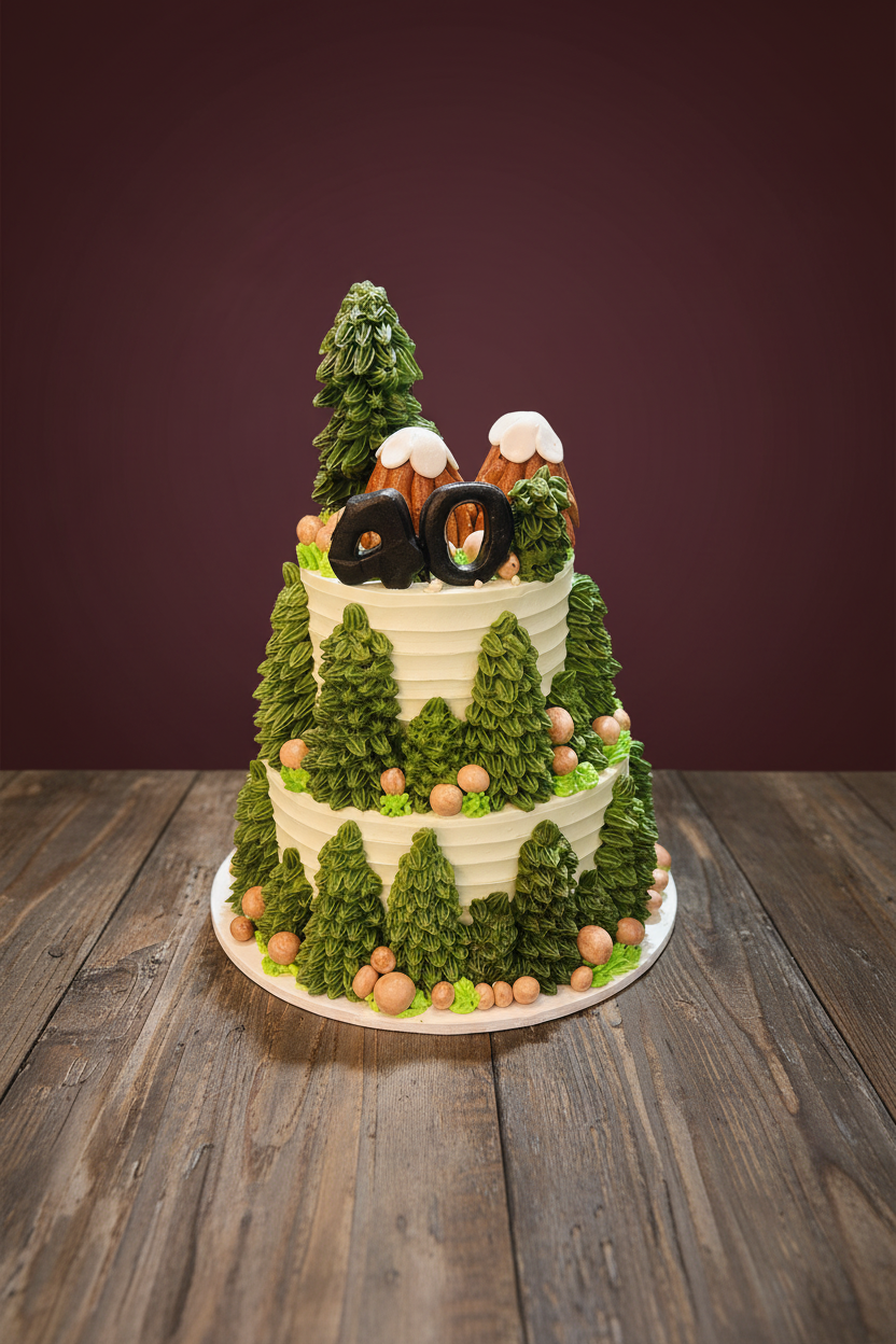 Buy Enchanted Forest 40th Cake | Doon Memories