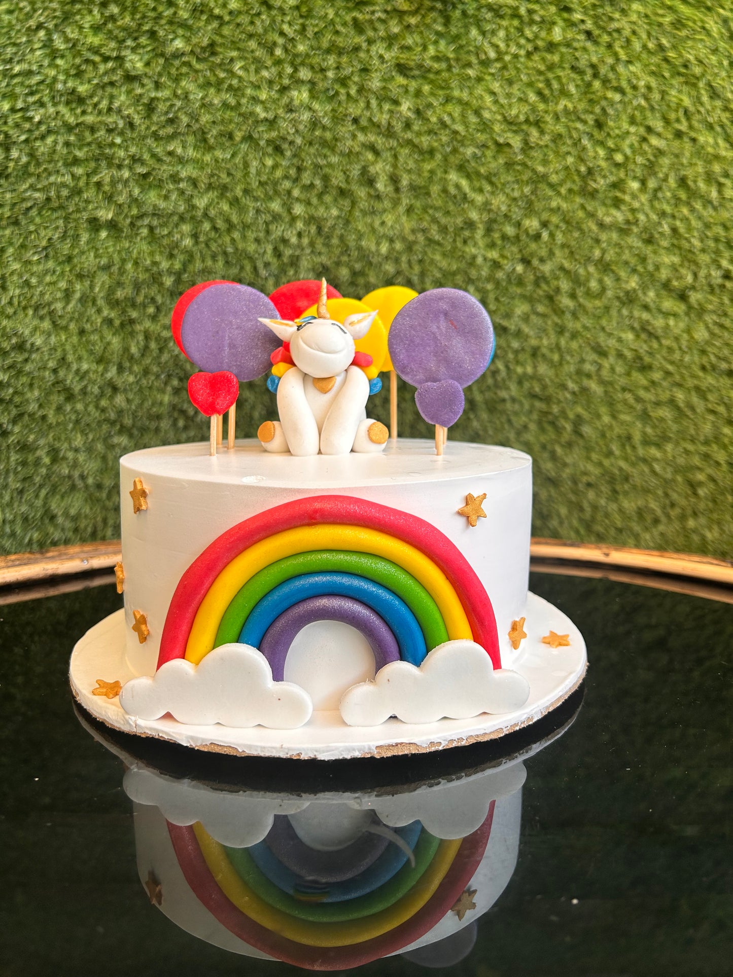 Rainbow Unicorn Magic Cake