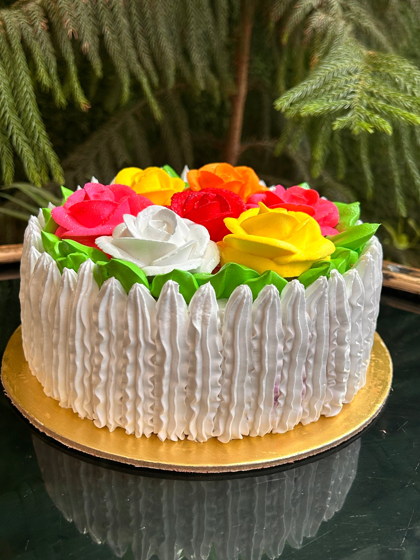 Floral Garden Delight Cake