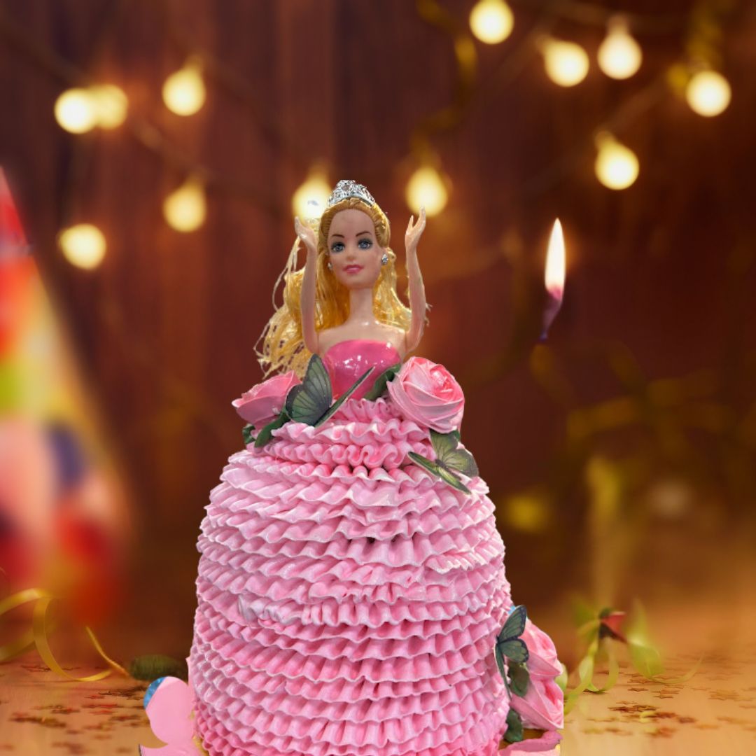 Princess Theme Decoration Doll Cake | Doon Memories