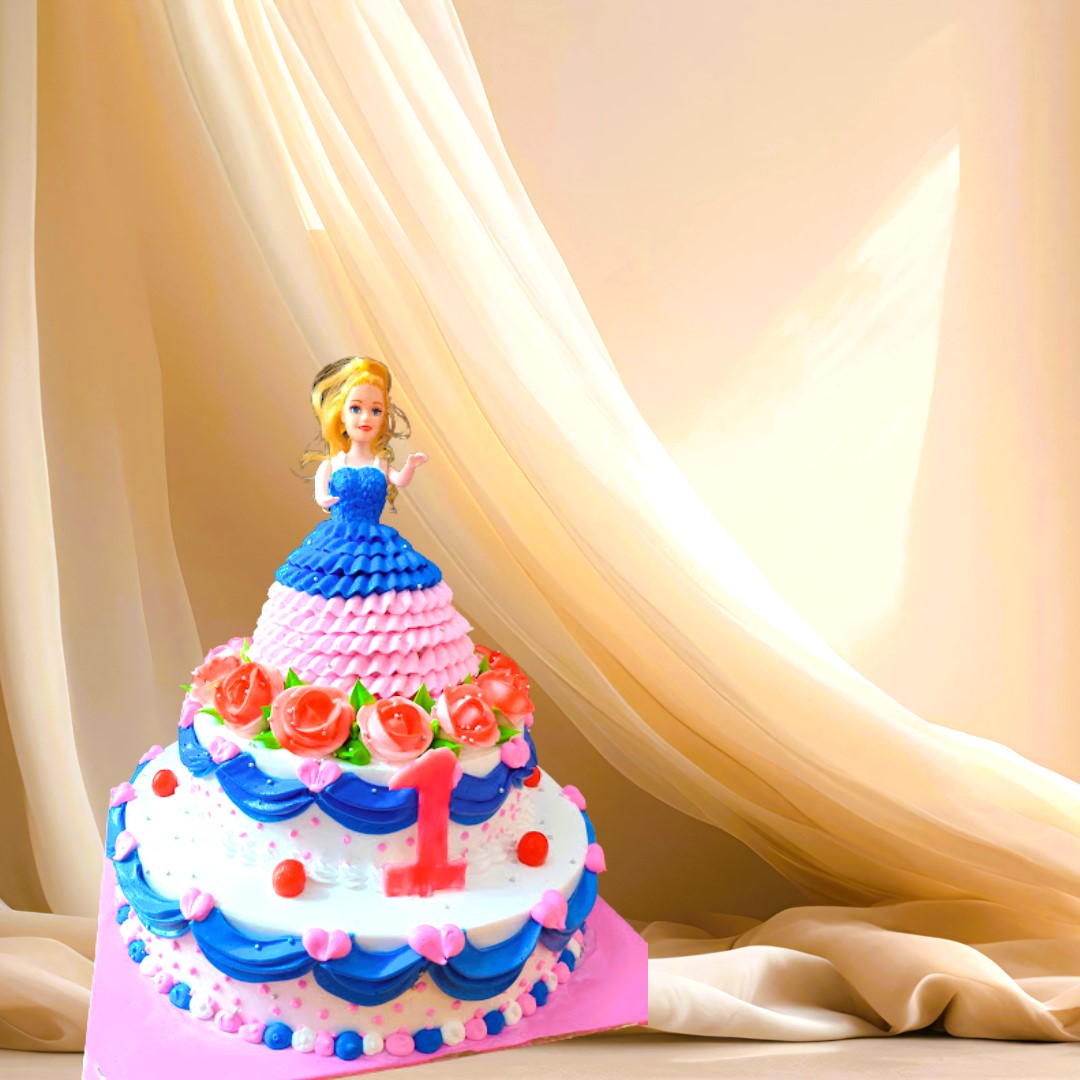 Princess Theme Decoration Doll Cake | Doon Memories