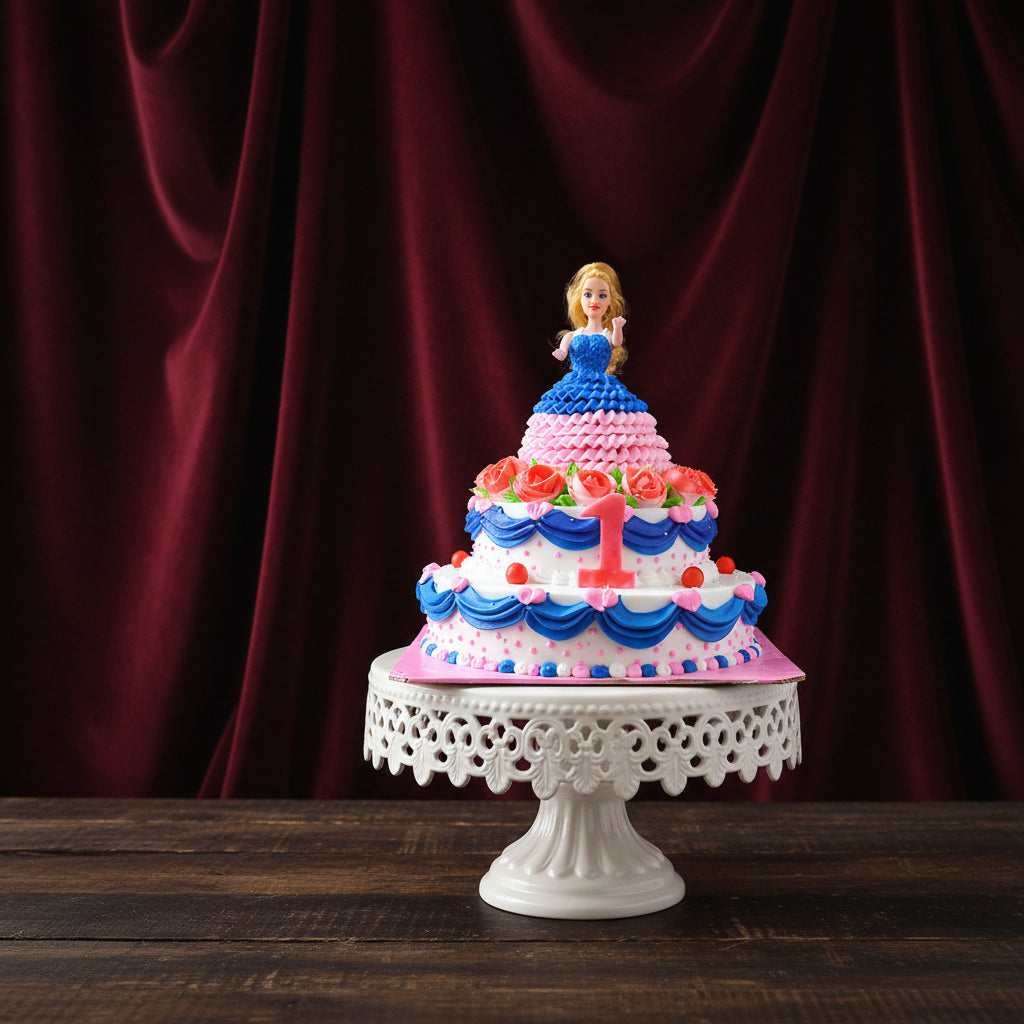 Princess Theme Decoration Doll Cake | Doon Memories