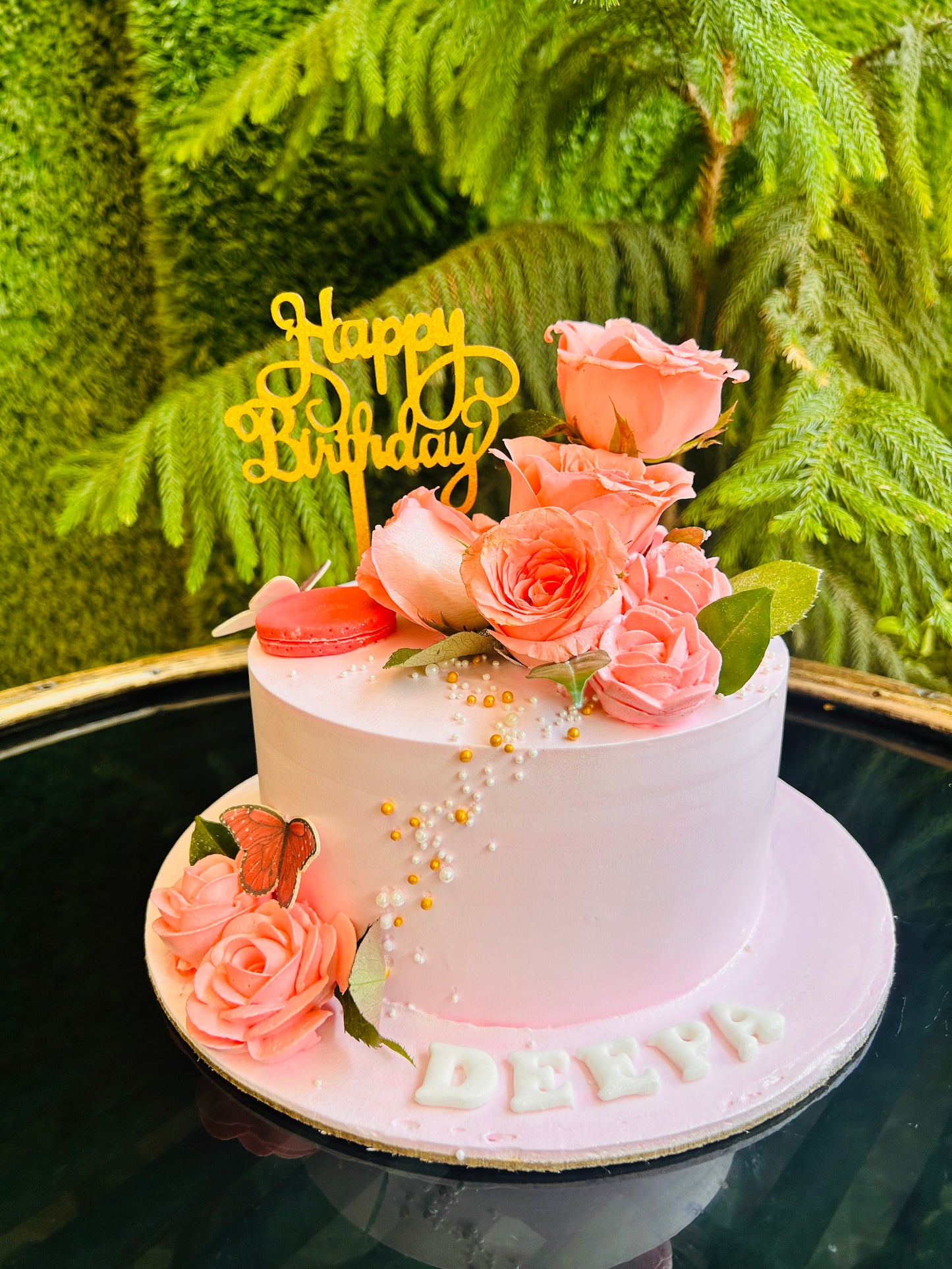 Delicious Blushing Elegance Birthday Cake | Doon Memories