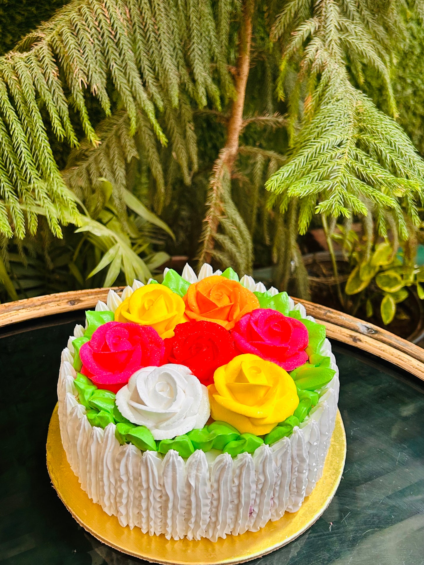 Floral Garden Delight Cake