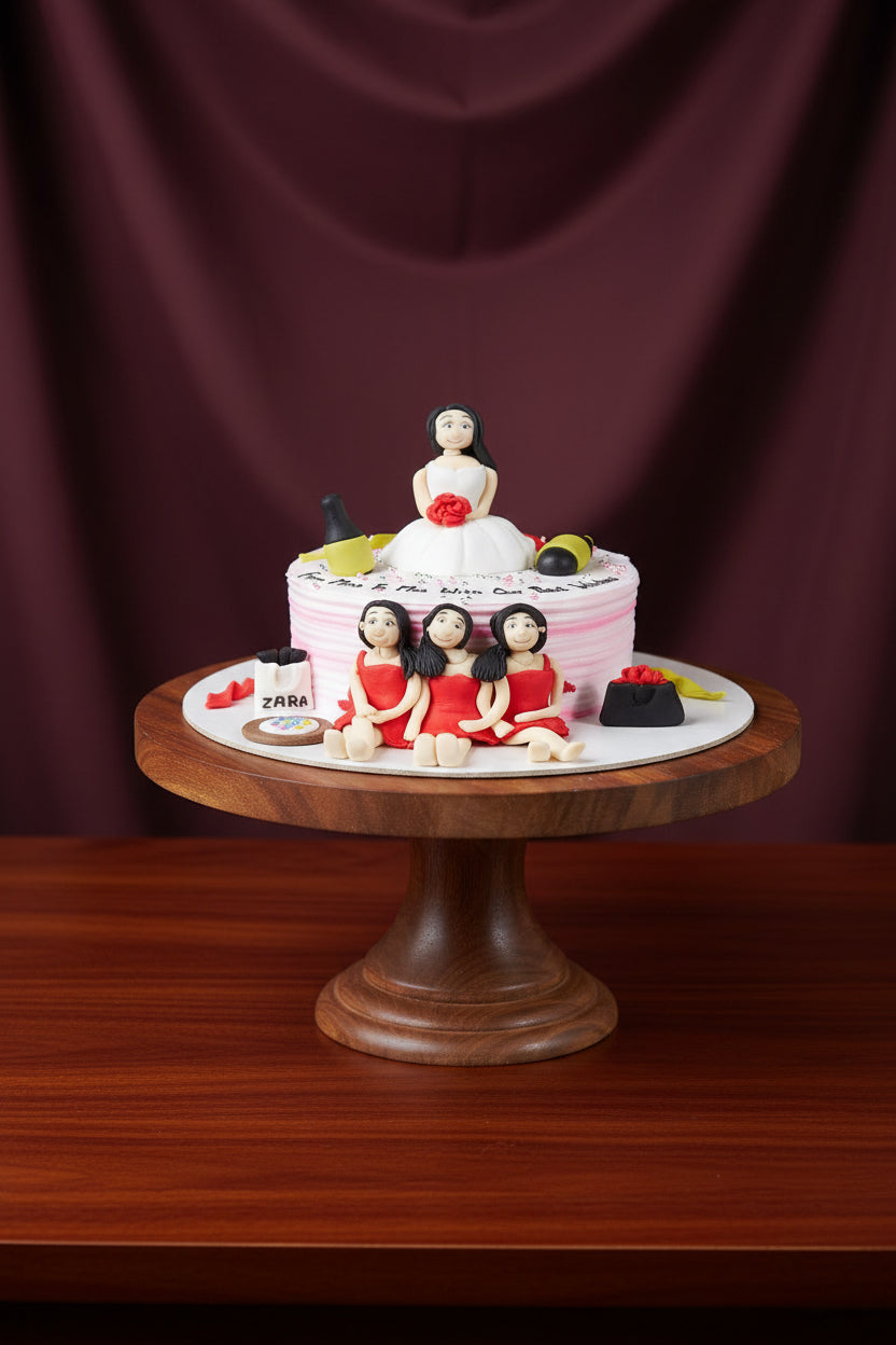 Girl Last Bachelor Party Cake | Doon Memories
