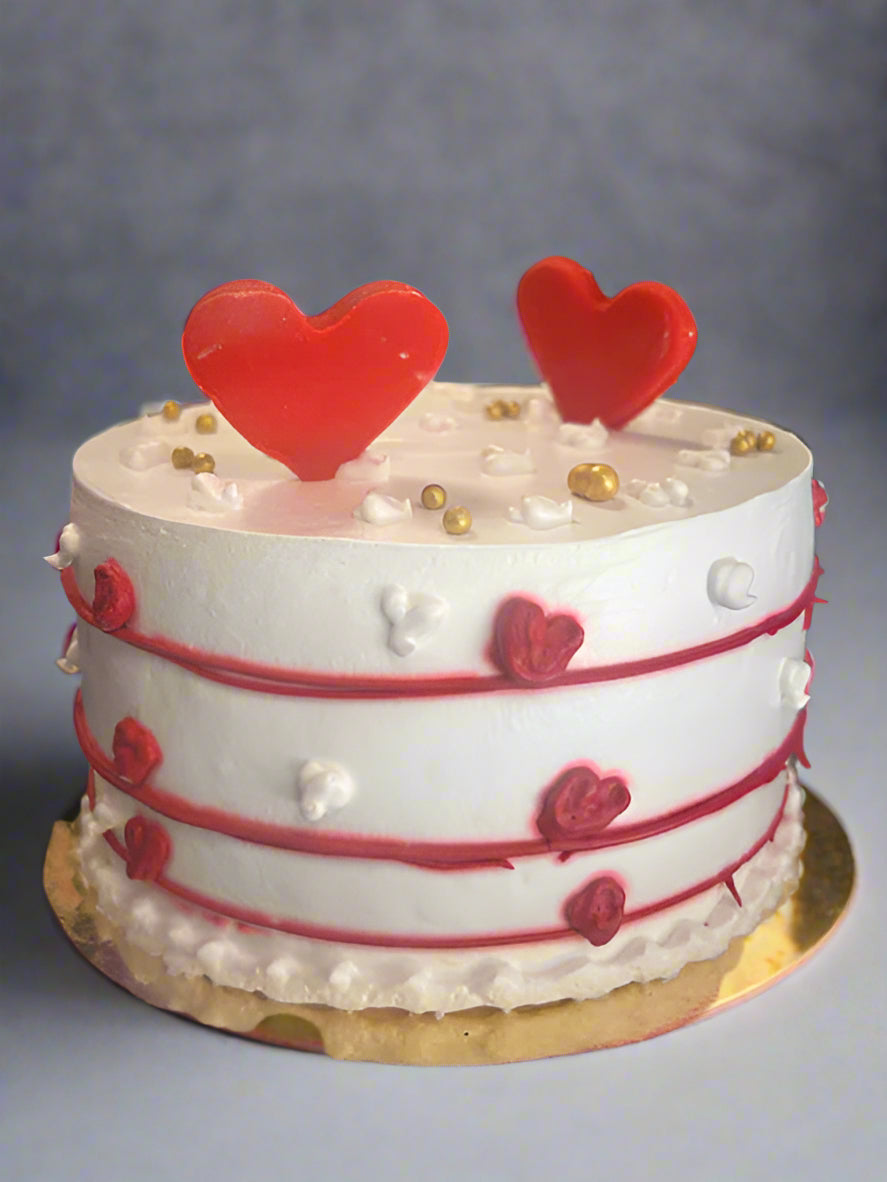 Heart Design Sweetheart Bliss Cake | Doon Memories