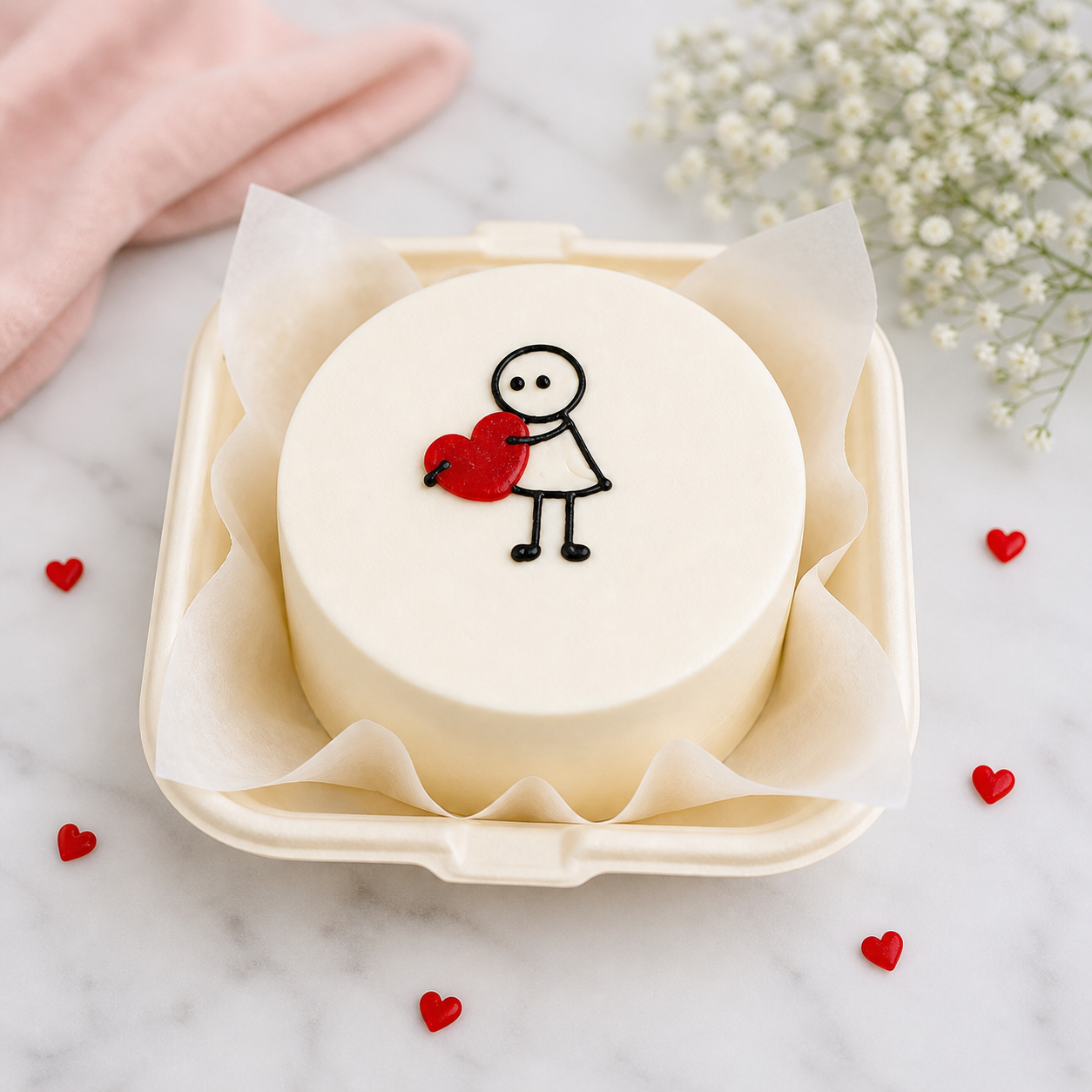 Sweetheart Delight Bento Cake