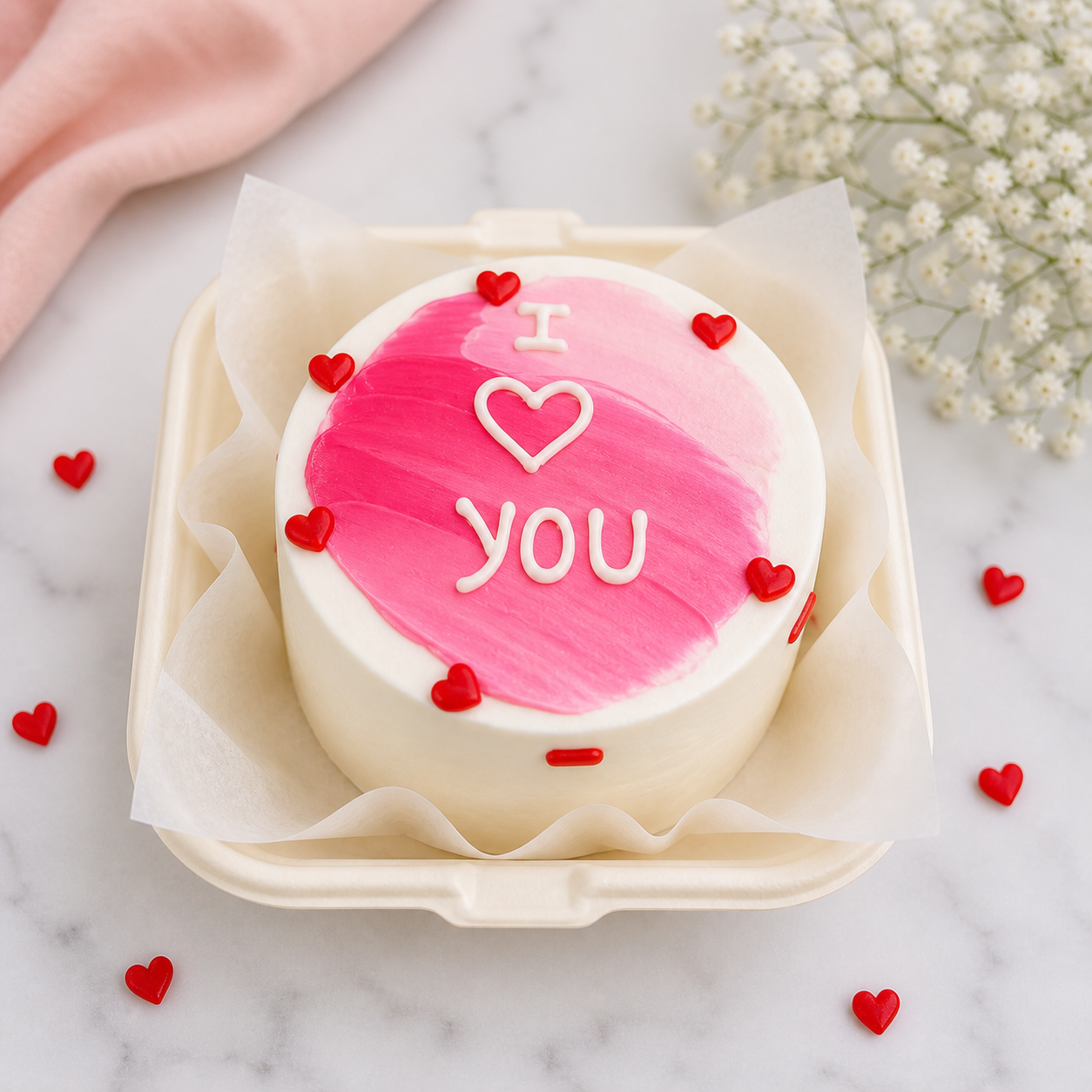 Mini Love Story Bento Cake