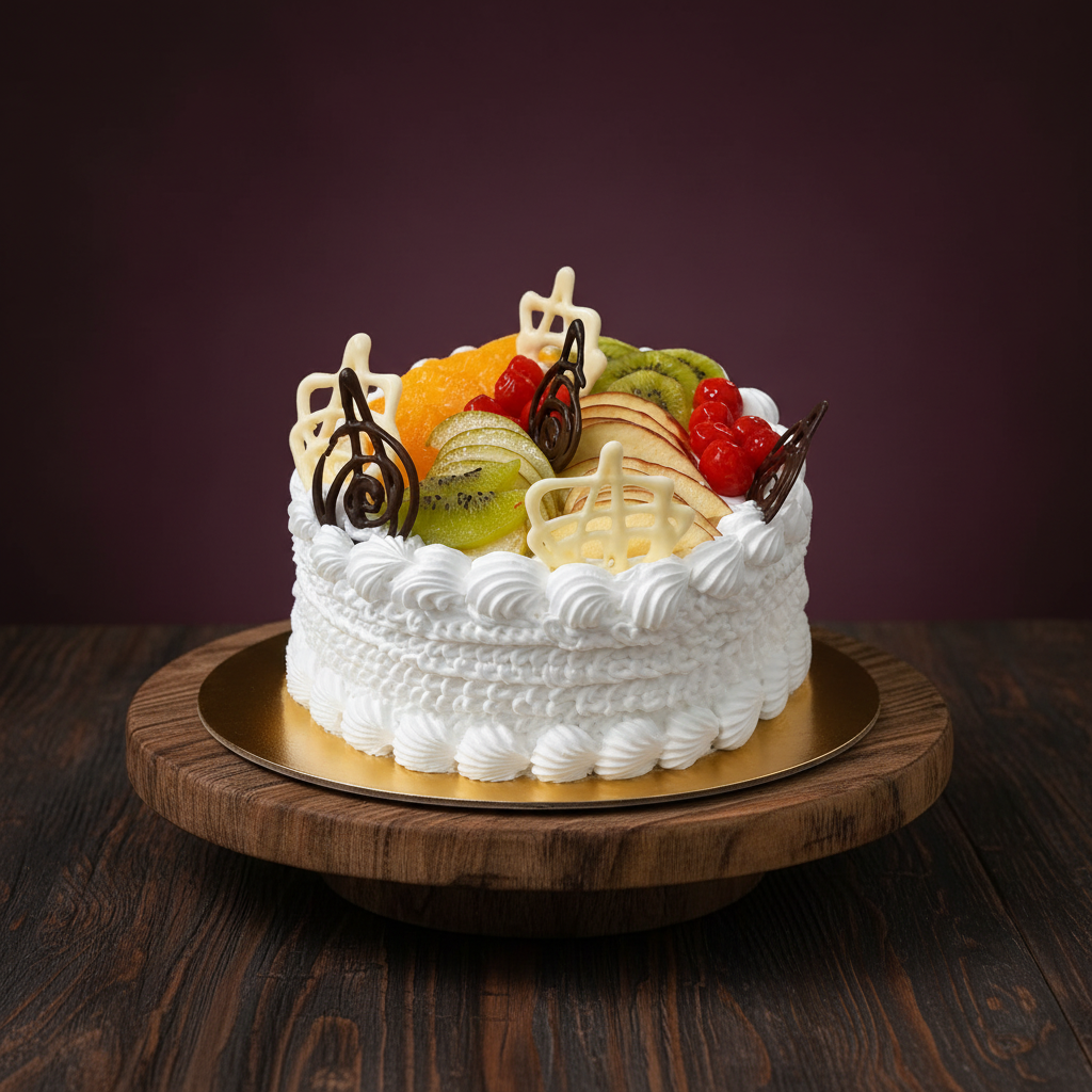 Exotic Fresh Fruit Cake