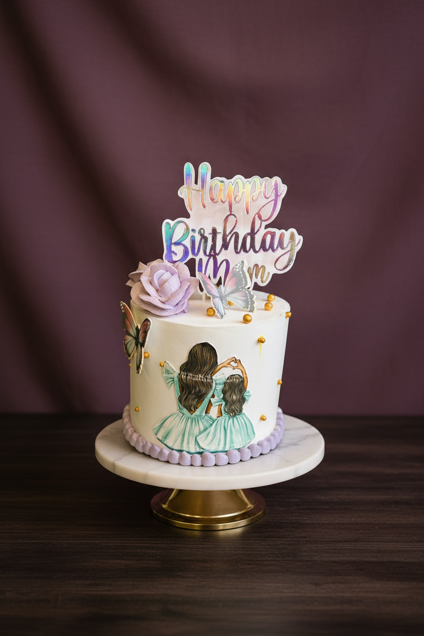 Mom & Me Butterfly Bliss Cake