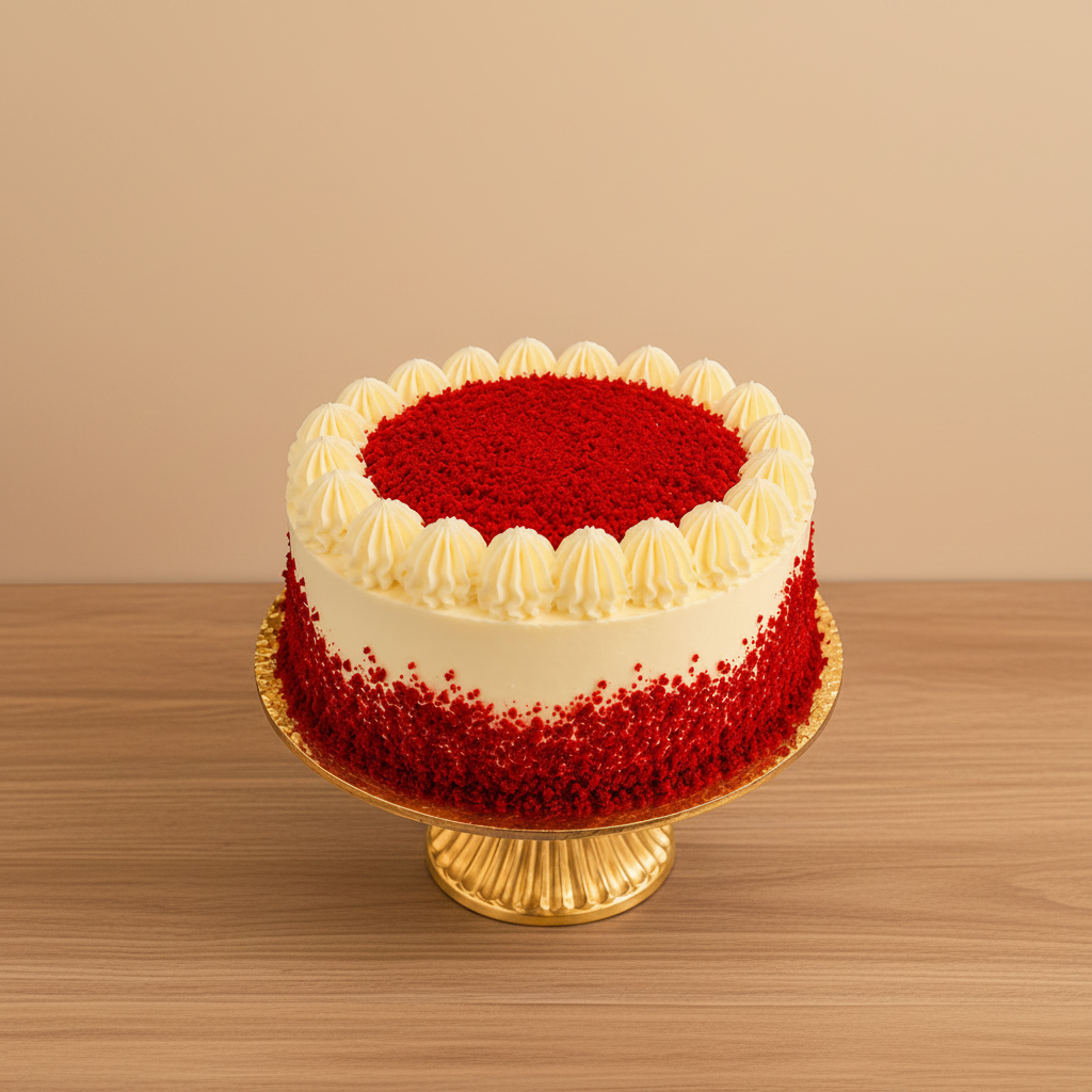 Scarlet Velvet Delight Cake