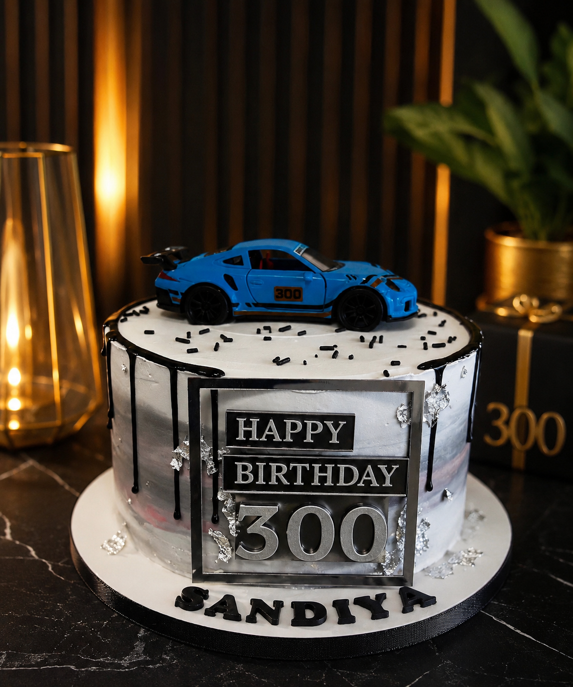 Luxury Sports Car Birthday Cake