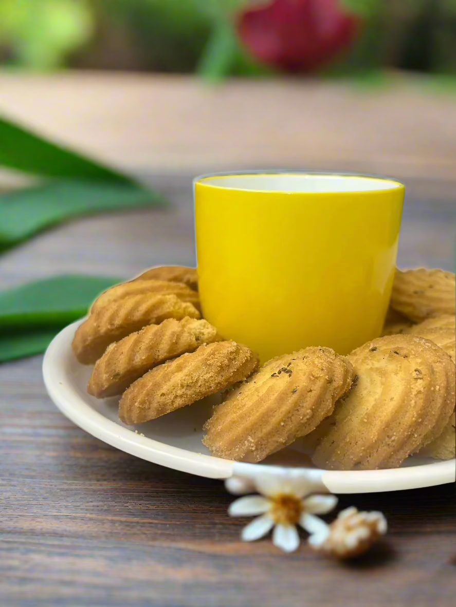 Premium Eggless Ajwain Cookies | Doon Memories