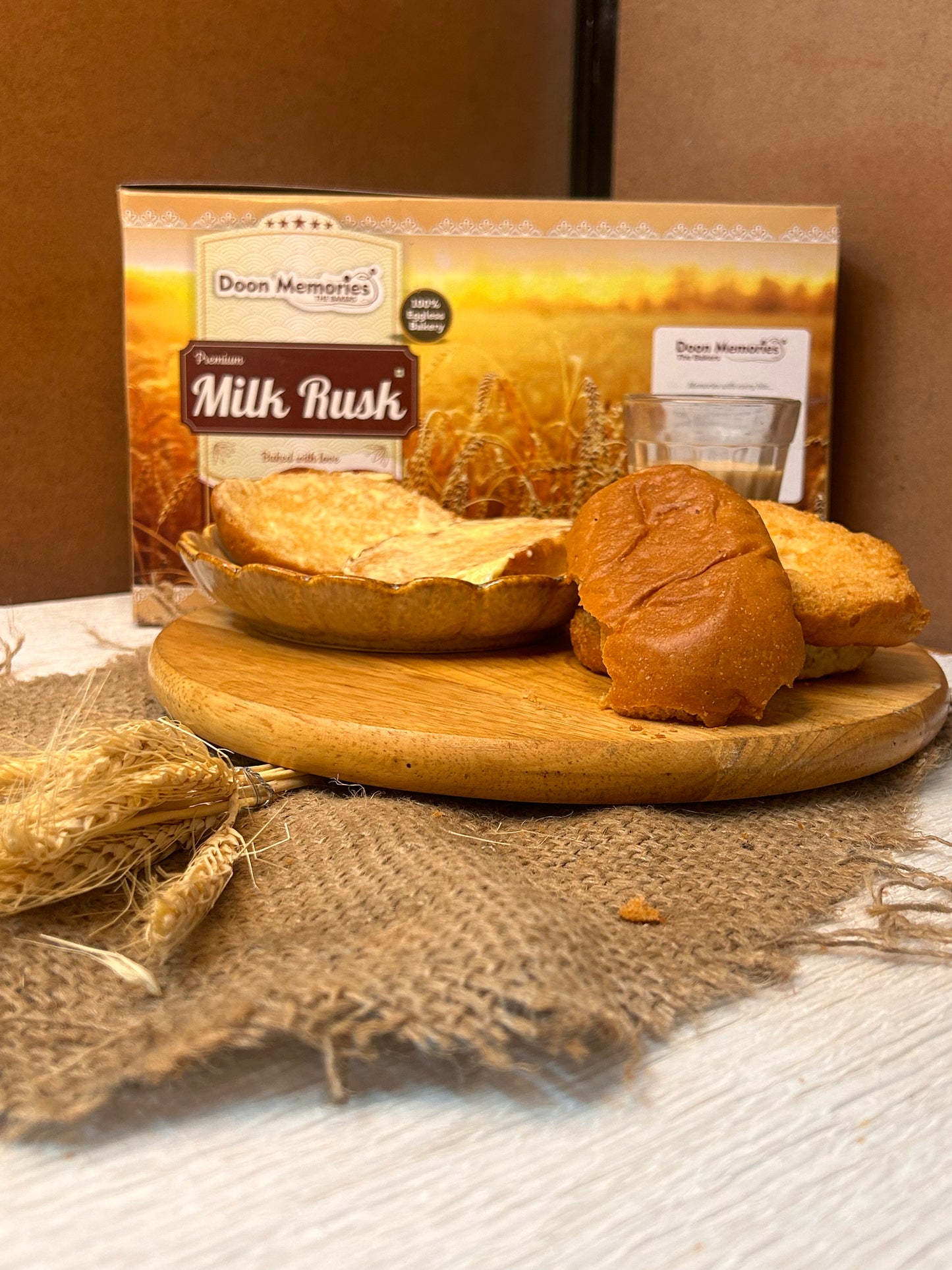 100% Eggless Twice-baked Fresh Cake Rusk | Doon Memories
