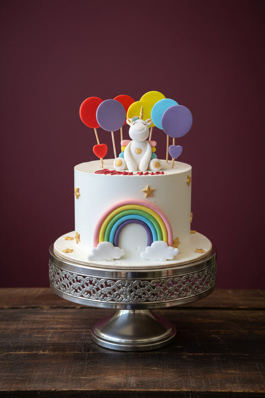 Unicorn-Themed Design Rambo Birthday Cake | Doon Memories