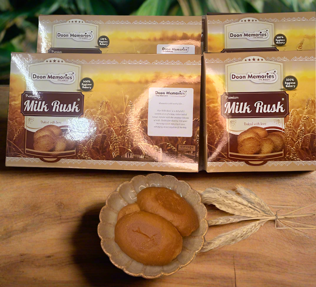 Fresh and 100% Eggless MIlk Rusk | Doon Memories