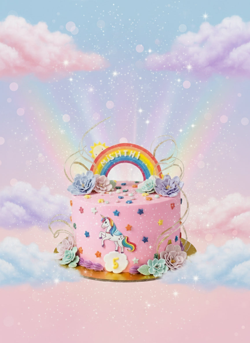 Magical Unicorn Rainbow Cake | Doon memories