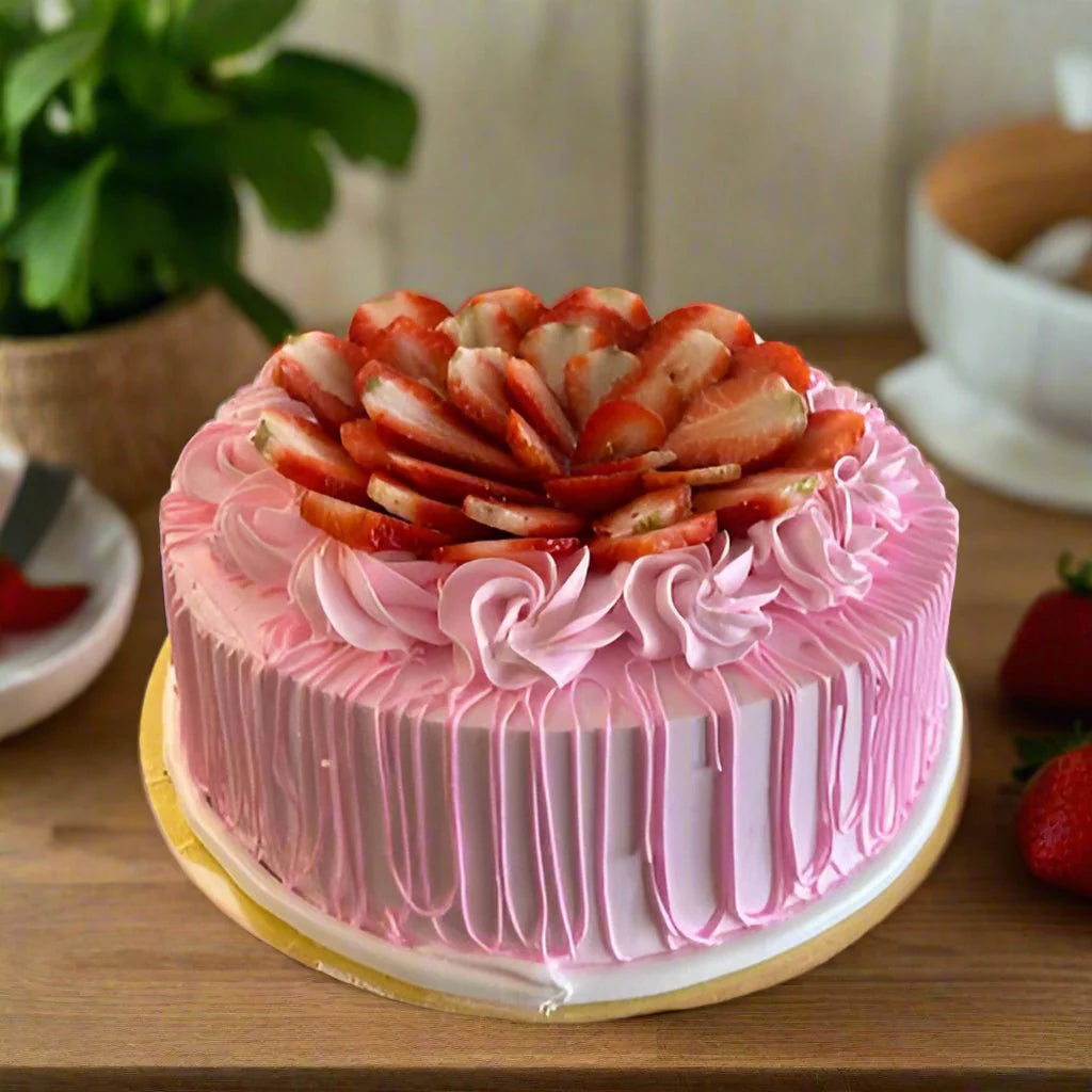 Strawberry Cake | Doon Memories