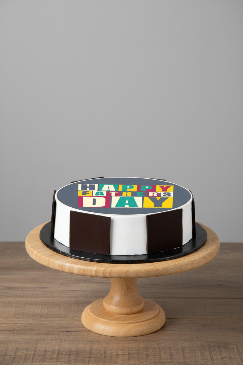 Classic Happy Father's Day Cake