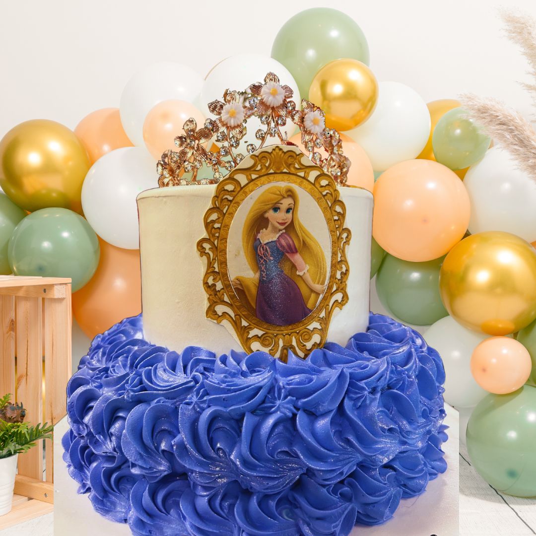 Rapunzel Princess Blueberry Celebration Cake | Doon Memories