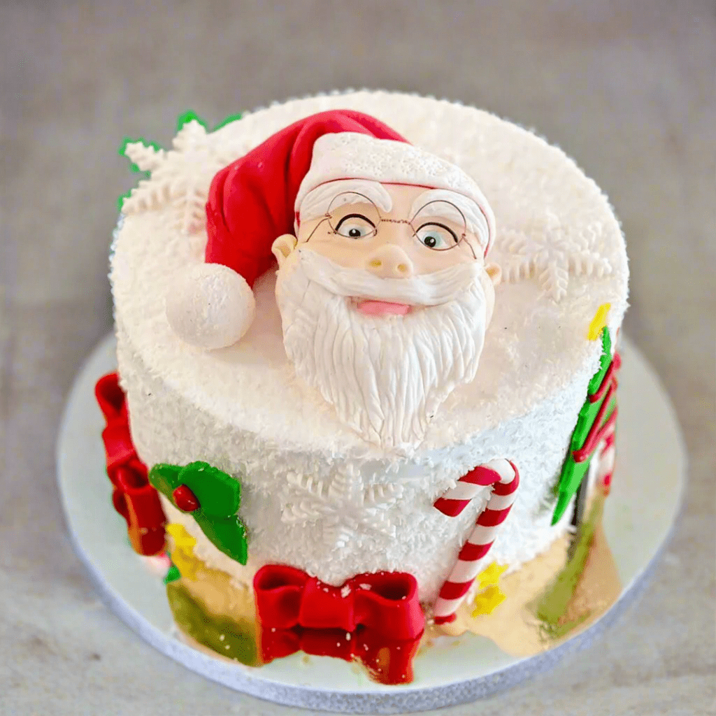 Santa Claus Photo Cake | Doon Memories