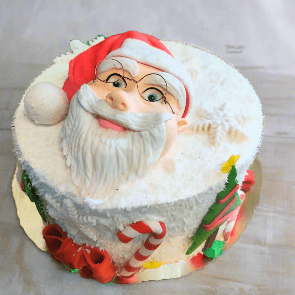 Santa Claus Photo Cake | Doon Memories