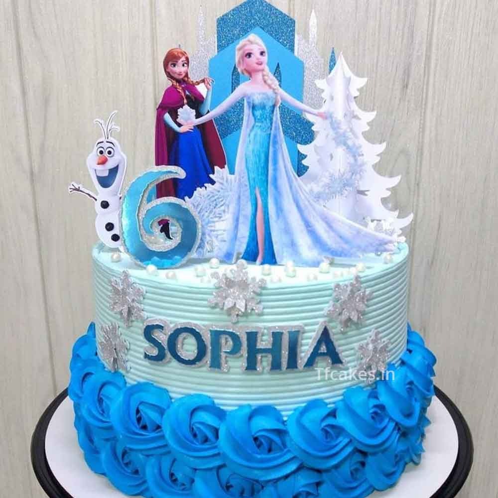 Frozen Barbie Cake | Doon Memories