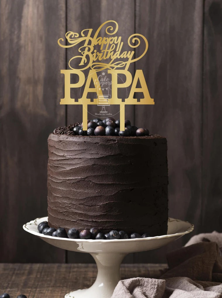 Choco Father's Birthday Cake | Doon Memories