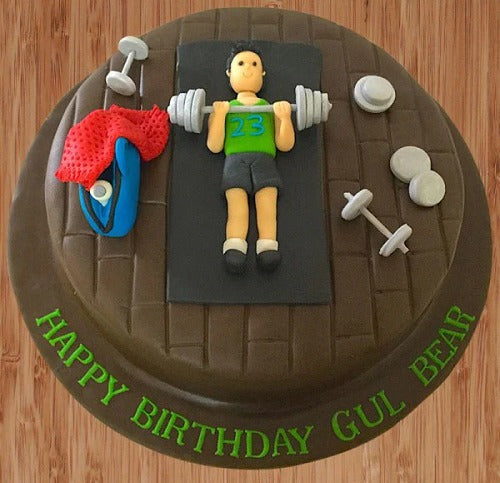 Chocolate Cake for Gym Lover | Doon Memories