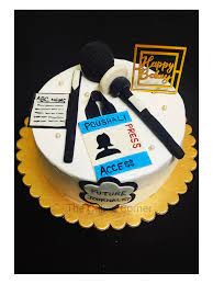 Journalist Customized Theme Cake | Doon Memories