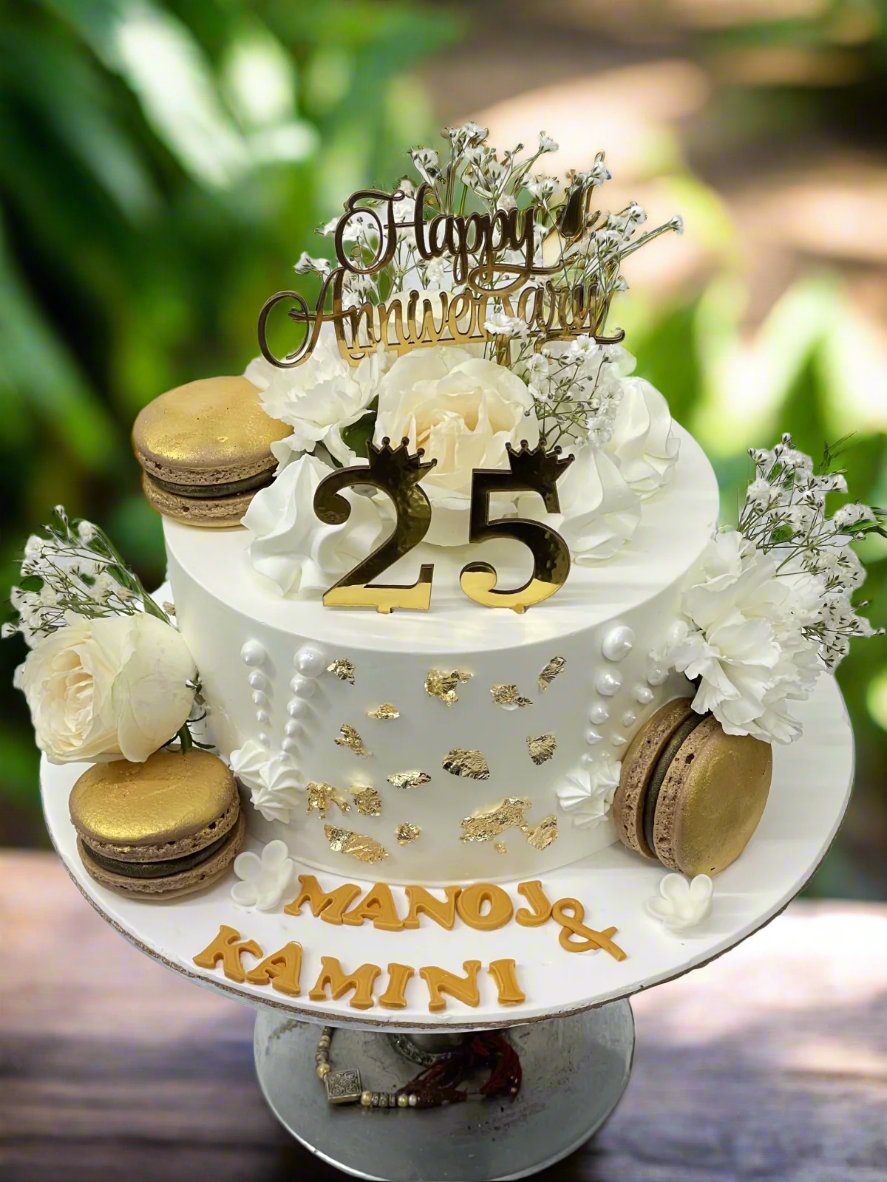 25th Anniversary Cakes | Doon Mermories