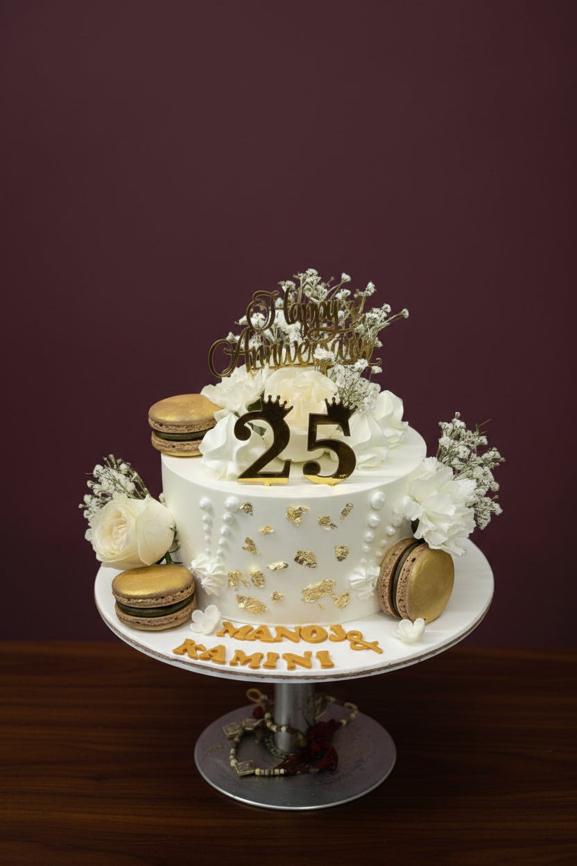 25th Anniversary Cakes | Doon Mermories